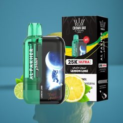 Al Fakher Crown Bar Ultra 25K Disposable Vape Limeta Lime (22ml, 50mg/ml, Tip-C)