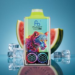 Fumot Leopard 40K Puffs Dual Mesh Disposable Vape Lubenica Led