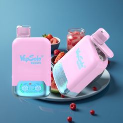 Vapsolo Twins 20000 Puffs Dual Tank Crna Ledena Zmaj Voće Jagoda & Malina Lubenica