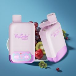 Vapsolo Twins 20000 Puffs Dual Tank Disposable Vape Grožđe Led & Jagoda Kivi