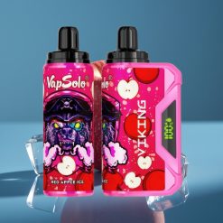 VapSolo VIKING 12000 Puffs Jednokratna E-cigareta Crvena Jabuka Led