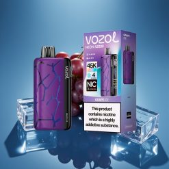 Vozol Neon 45K 45000 Pufova Disposable Vape Grožđe Led 4 Ice Mode 3 Airflow Mode