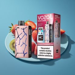 Vozol Neon 45K 45000 Pufova Disposable Vape Ledena Jagoda Kivi s Podesivim Ice i Zrakom
