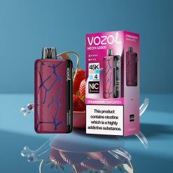 Vozol Neon 45K 45000 Pufova Jednokratna Vape Jagodna Margarita s Prilagodljivim Ledom i Mesh Coil