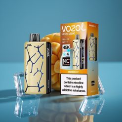 Vozol Neon 45K 45000 Pufova Jednokratna Vape s Mango Ledom, 20ml Tekućine, Mesh Coil