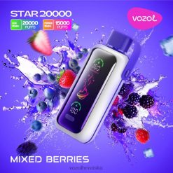 VOZOL STAR 20000 miješano bobičasto voće 2X6DV14 | Vozol Vape Price