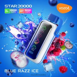 VOZOL STAR 20000 plavi razz led 2X6DV4 | Vozol Vape Price